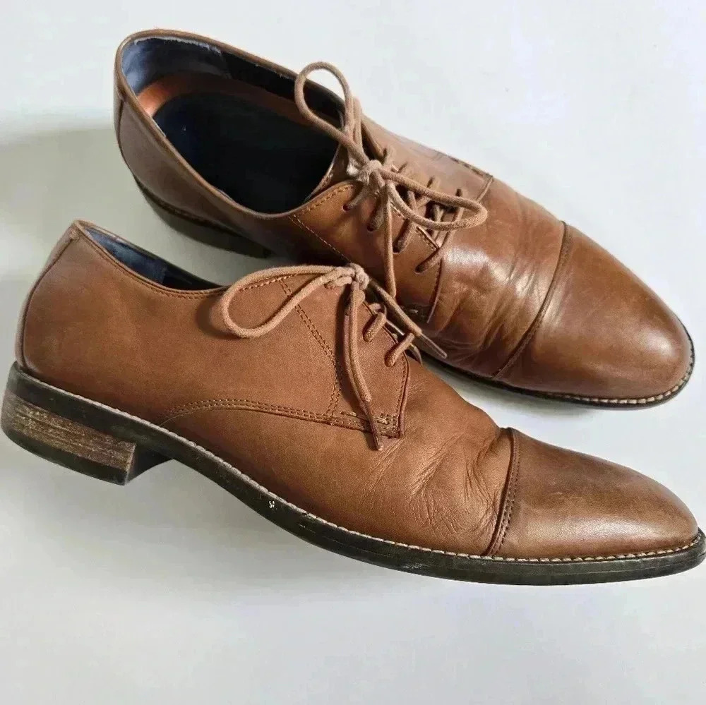 Cole Haan Lenox Hill Cap Oxford shoes mens sz 10 - Picture 4 of 9